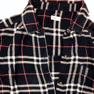 Cozy Navy striped flannel